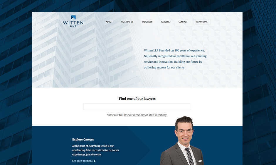 Witten Law Website Design