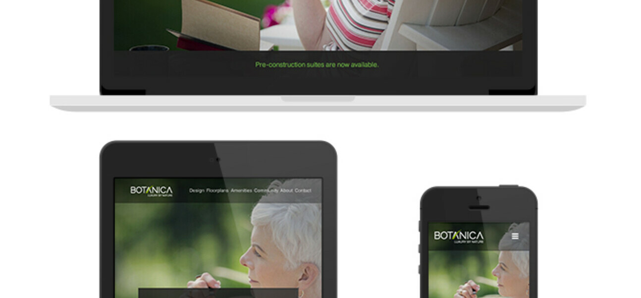 Box Clever's newest website, Botanica, is fully responsive and will display properly on all screen sizes. 