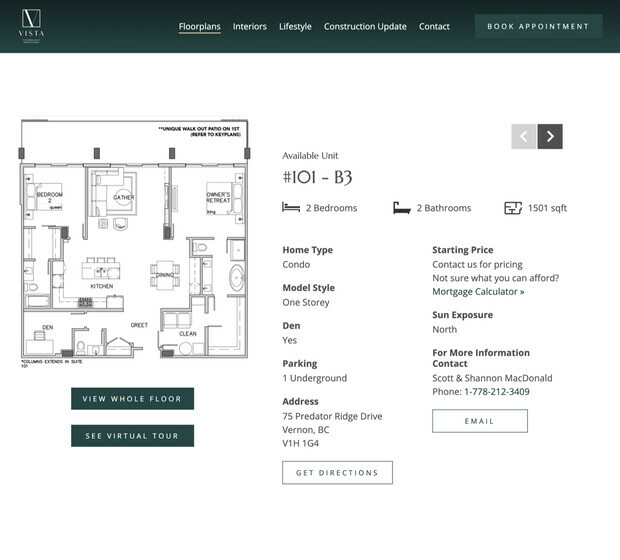 floorplan layout and listed details for a rental unit