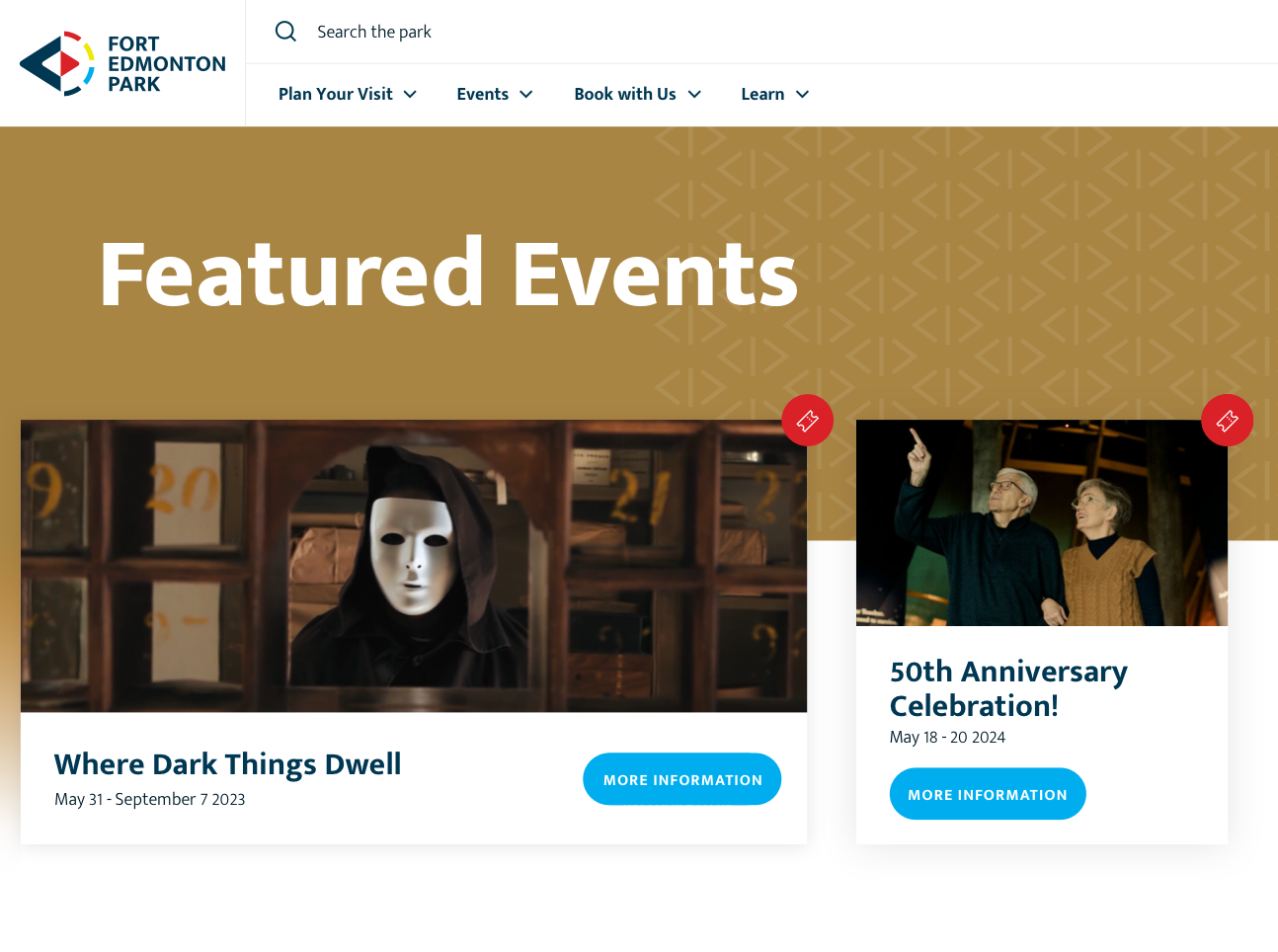 Featured Events Section