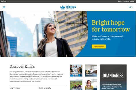 hover image for The King's University